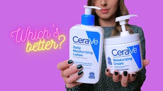 CERAVE MOISTURIZER 💦 LOTION or CREAM Which’s Better [upl. by Darees]