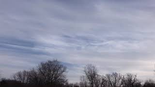 Timelapse  Cirrostratus clouds [upl. by Rifkin]