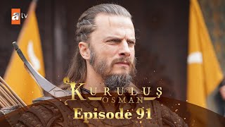 Kurulus Osman Urdu  Season 5 Episode 91 [upl. by Aznerol]