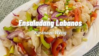 Ensaladang Labanos  EASY AND TIPID RECIPE  Kusina ni Weng [upl. by Coney913]