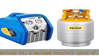 VEVOR 30lb Refrigerant Recovery Tank  Refrigerant Recovery Machine [upl. by Hayidan]