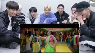 bts reaction to Bollywood songs chaka chak song sara ali khan and Akshay Kumarjungkook teahyung [upl. by Lewse]