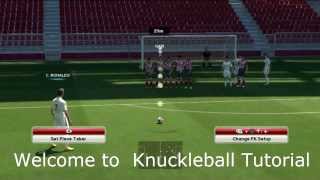 Pes 2014 Knuckleball Tutorial Knuckleball Freekick [upl. by Aikem]