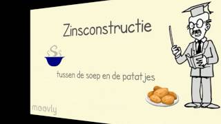 Zinsconstructie tussen de soep en de patatjes  videoles 16 imperatief [upl. by Godrich373]