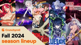 New Anime Coming to Crunchyroll in the Fall 2024 Anime Season [upl. by Ynnahc]