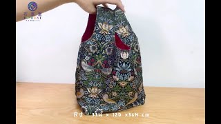 Handmade a vest bag tutorial 背心袋車縫教學 [upl. by Hofmann67]