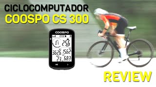 Review del Ciclocomputador de gama de entrada COOSPO CS300 ¿Es el mejor dispositivo económico [upl. by Kostival737]