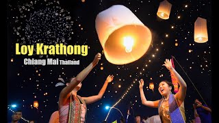 Yi Peng Festival Loy Krathong Chiang Mai 2023 4K [upl. by Janeczka]