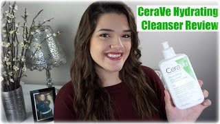 CeraVe Hydrating Cleanser Review [upl. by Yelsa]