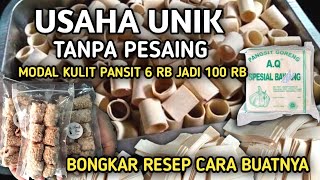 USAHA SIMPLE UNTUNG BANYAK MODAL KULIT PANGSIT 6 RB JADI 100 RBCEPAT BIKIN KAYA IDE USAHA [upl. by Aicala]