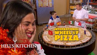 Chefs Spin The Pizza As They Face Off In An International Pizza Contest  Hells Kitchen [upl. by Idas110]