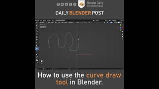 How to Draw Curves in Blender [upl. by Thatcher]