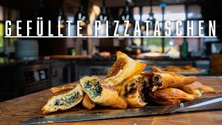 Gefüllte Pizzataschen – Kochen im Tal [upl. by Oicnerolf]