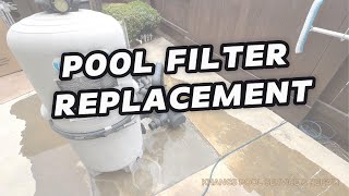 POOL FILTER REPLACEMENT [upl. by Yllier]