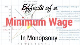 Minimum Wages in Monopsonistic Labor Markets [upl. by Sallyann]