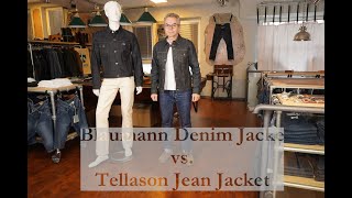 Blaumann Denim Jacke vs Tellason Jean Jacket [upl. by Bandeen]