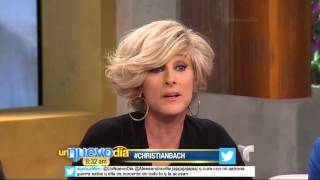 Entrevista a Christian Bach Un Nuevo Dia Telemundo com [upl. by Suillenroc650]