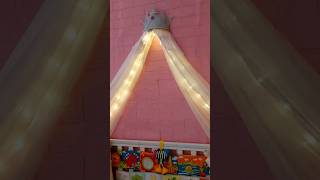 DIY Princess Crown Canopy for Baby bed Cot babycot babynursery babyroomdecor [upl. by Coats282]