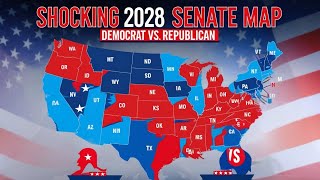 2028 US Senate Map REVEALED A SHOCKING First Look at the 2028 Election [upl. by Errot]