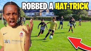 LINESMAN ROBBED ISAIAH A FIRST HALF HATTRICK [upl. by Araid]