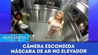 Máscara de ar no Elevador  Câmeras Escondidas 031123 [upl. by Nitsed]