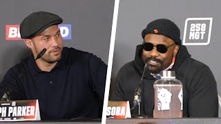 Joseph Parker vs Dereck Chisora 2 FULL PRESS CONFERENCE  Eddie Hearn amp DAZN Boxing [upl. by Akemal959]