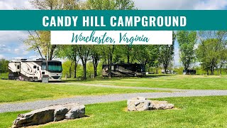 Candy Hill Campground  Winchester Virginia [upl. by Natsirhc]