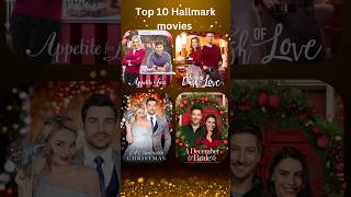 Top 10 Hallmark movies Evolution hallmark romantic christmas movies movie top10 topmovies [upl. by Ekusuy]