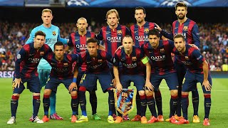 Barcelona Road to UCL Victory 201415  Messi Neymar Suarez [upl. by Enixam]