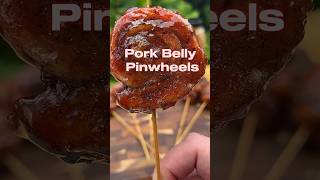 Smoked Pork Belly Pinwheel Burnt ends porkbelly bbq foodshorts castingandcookingbbq [upl. by Namya]