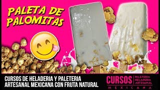 PALETA DE PALOMITAS CON CREMA [upl. by Neltiak615]