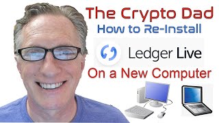 How to ReInstall Ledger Live on a New Computer Latest Version 2021 [upl. by Dnomyar]