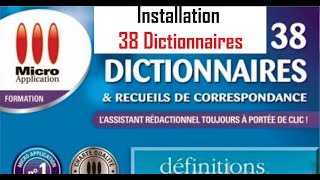 Installation 38 Dictionnaires [upl. by Anairda225]