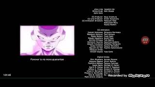 Dragon Ball Z Resurrection F Credits The Pledge of Z Music Video English PAL UK [upl. by Lyndsay]