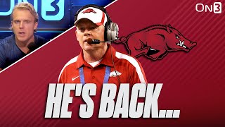 Bobby Petrino BACK At Arkansas  Hired As Razorbacks OC  Good Move By Sam Pittman [upl. by Ardyaf]