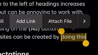 How to add a link to text in Apple Notes [upl. by See]