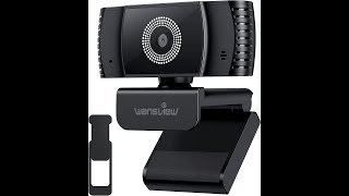 Wansview 1080P HD Webcam USB PC Laptop Autofocus Web Camera review July 2023 [upl. by Win]