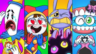 20 AMAZING DIGITAL CIRCUS UNOFFICIAL ANIMATION COMPILATION [upl. by Bibbye]