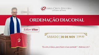 ORDENAÇÃO DIACONAL EDLON VITOR [upl. by Keri]