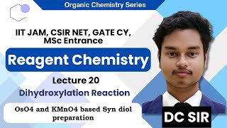 Reagent chemistry lec 20  OsO4 and KMnO4 based Syn diol formation reactions [upl. by Rida413]