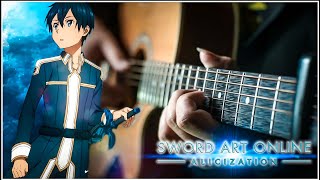 SWORD ART ONLINE ALICIZATION  Forget me not  ED2  Fingerstyle Guitar Cover [upl. by Lisa]