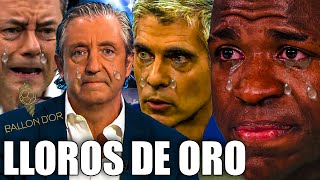 😂LOS MEJORES LLOROS DE LA CAVERNA😂 VINICIUS SIN BALÓN DE ORO LLOROS ÉPICOS DURANTE GALA ¡INCREÍBLE [upl. by Ayel]