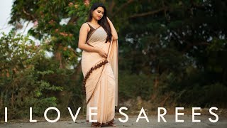 Ocean Sand Border Saree Pure Cotton Sarees for Work Wear  I Love Sarees shorts [upl. by Esikram7]