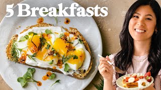 5 Easy BREAKFAST IDEAS To Keep on Repeat [upl. by Burdett]