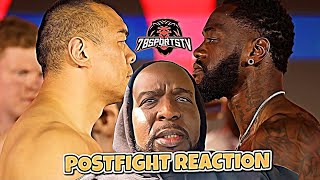 DEONTAY WILDER VS ZHILEI ZHANG REACTION [upl. by Taam547]