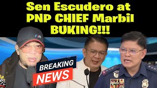 Sen Escudero at PNP CHIEF Marbil BUKING [upl. by Bethezel]