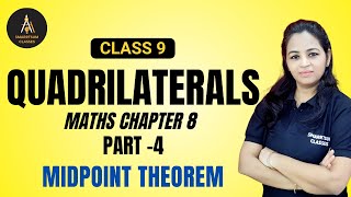 Class 9 Maths  Chapter 8  Quadrilaterals Part 4  midpoint Theorem  converse of midpoint theorem [upl. by Abehsat306]