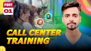 Call center job traning  PART 1 callcenter training office [upl. by Sherj699]