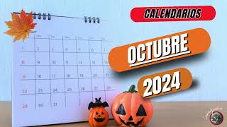 🔴CALENDARIO OCTUBRE 2024  Planificador Del MES De OCTUBRE 2024 [upl. by Amitak423]