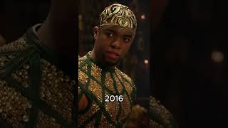 Chadwick Boseman  Tchalla  Wakanda Forever  Evolution shorts [upl. by Arinay]